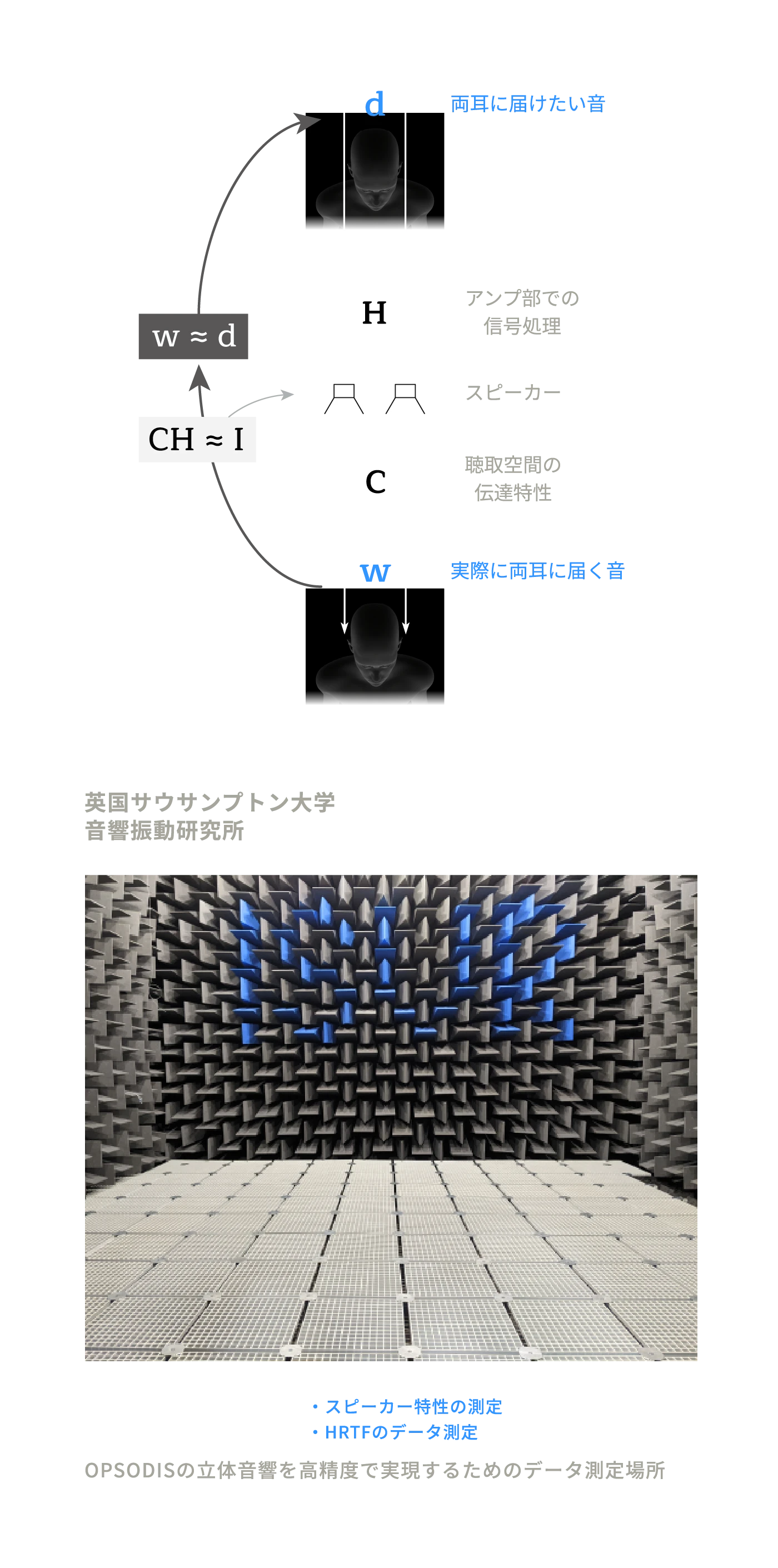 無響室での実験